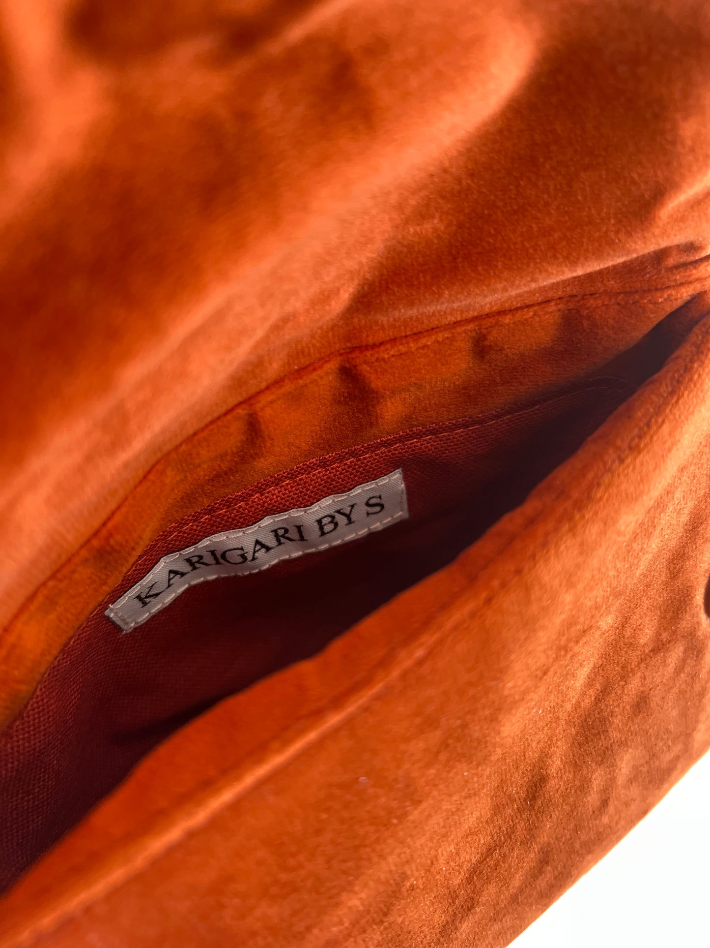 Rust Chand Clutch Bag