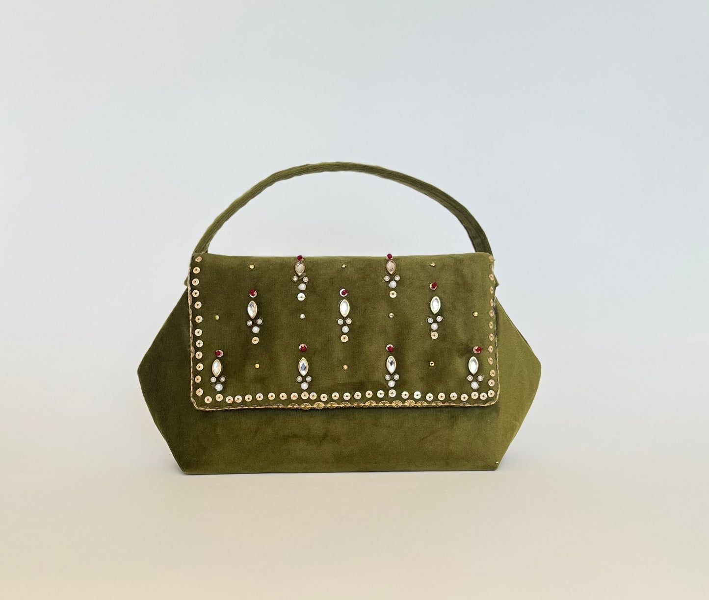 Olive Chand Clutch Bag