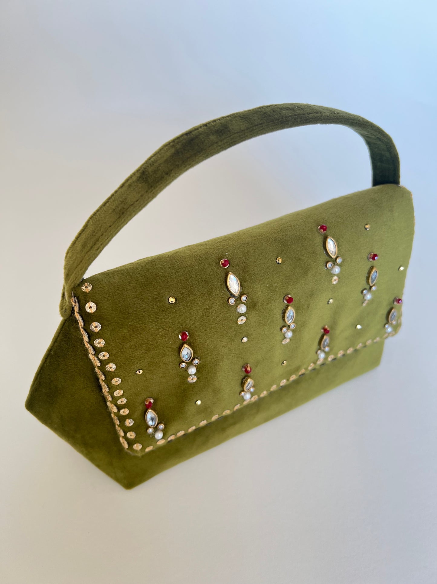 Olive Chand Clutch Bag