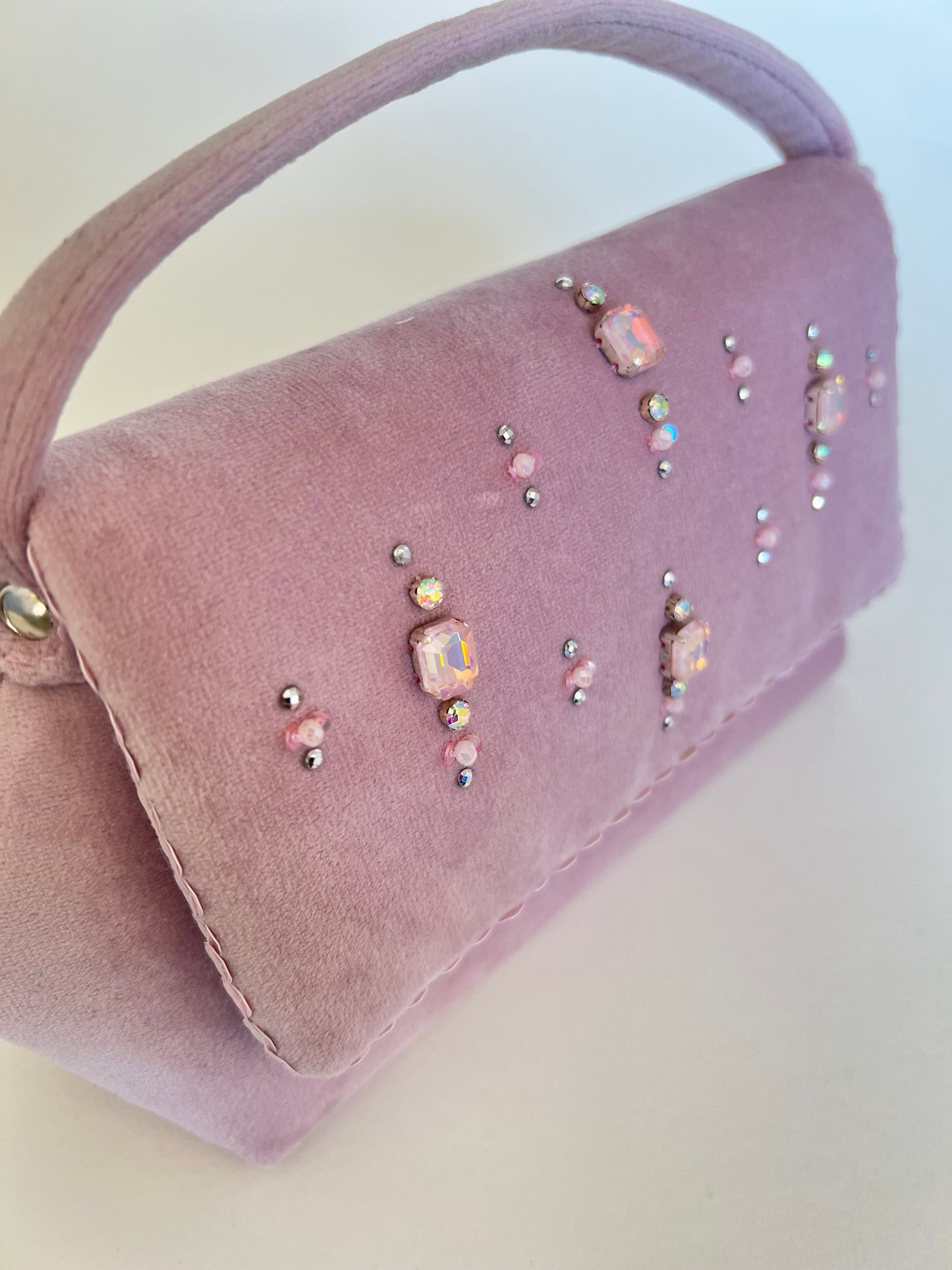 Blush Pink Chand Clutch Bag