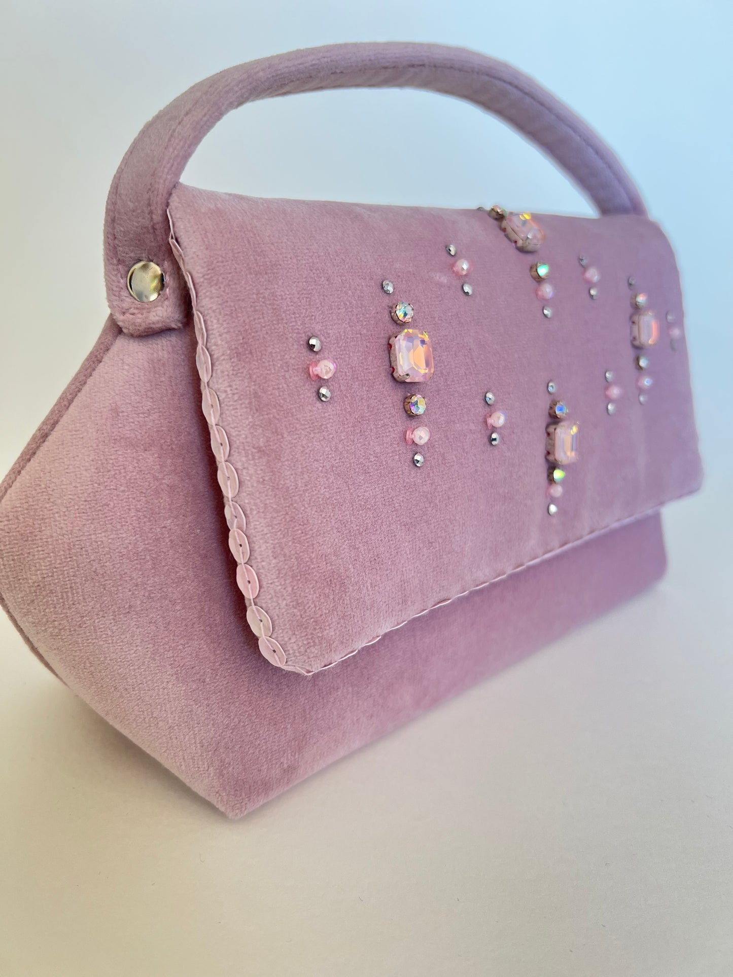 Blush Pink Chand Clutch Bag