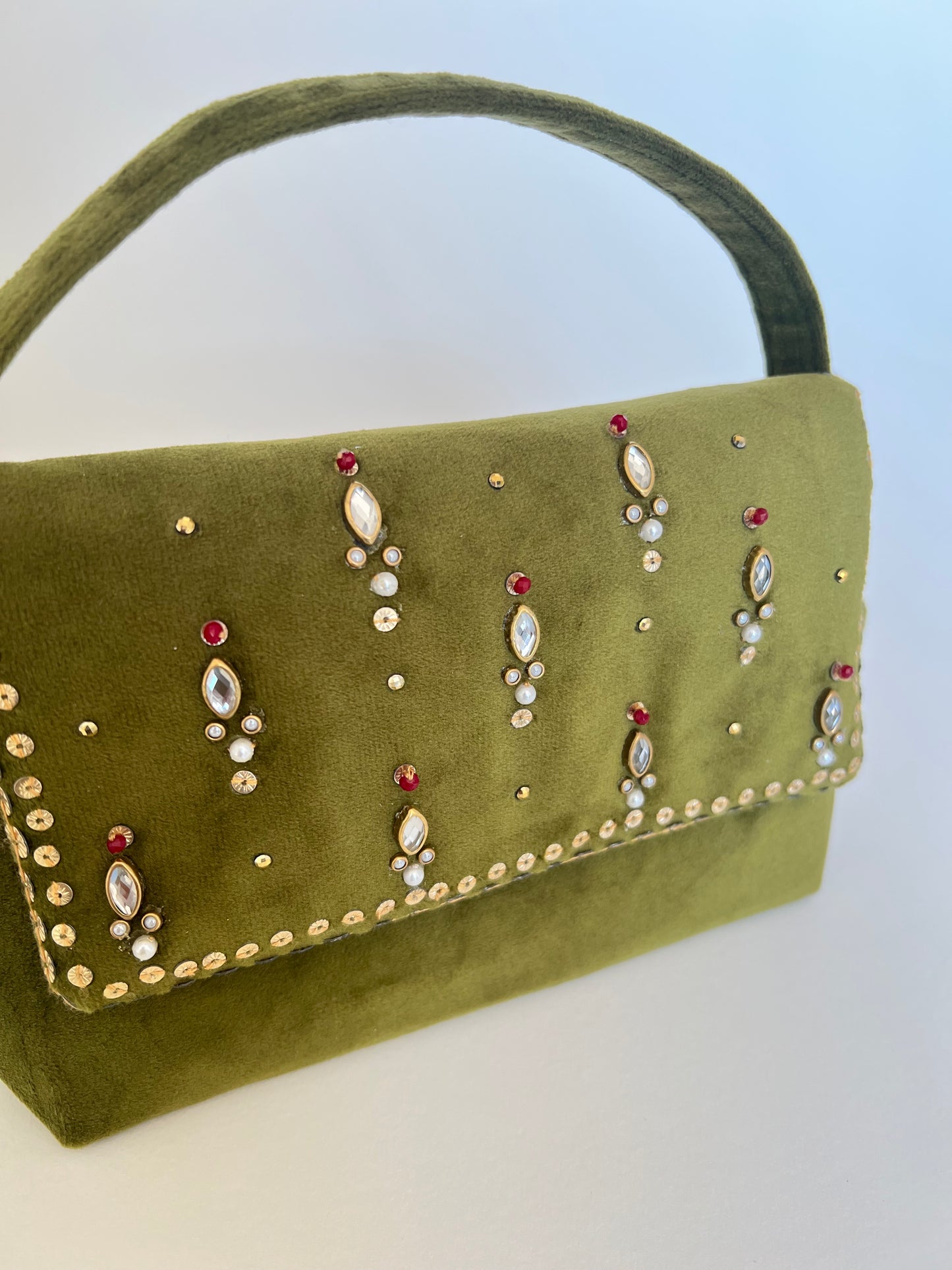 Olive Chand Clutch Bag