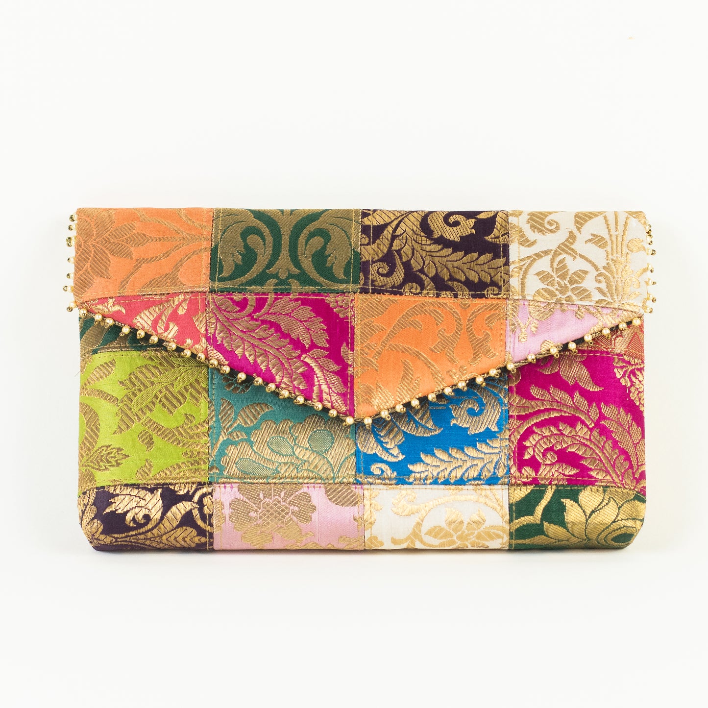 Patchwork Clutch Bag