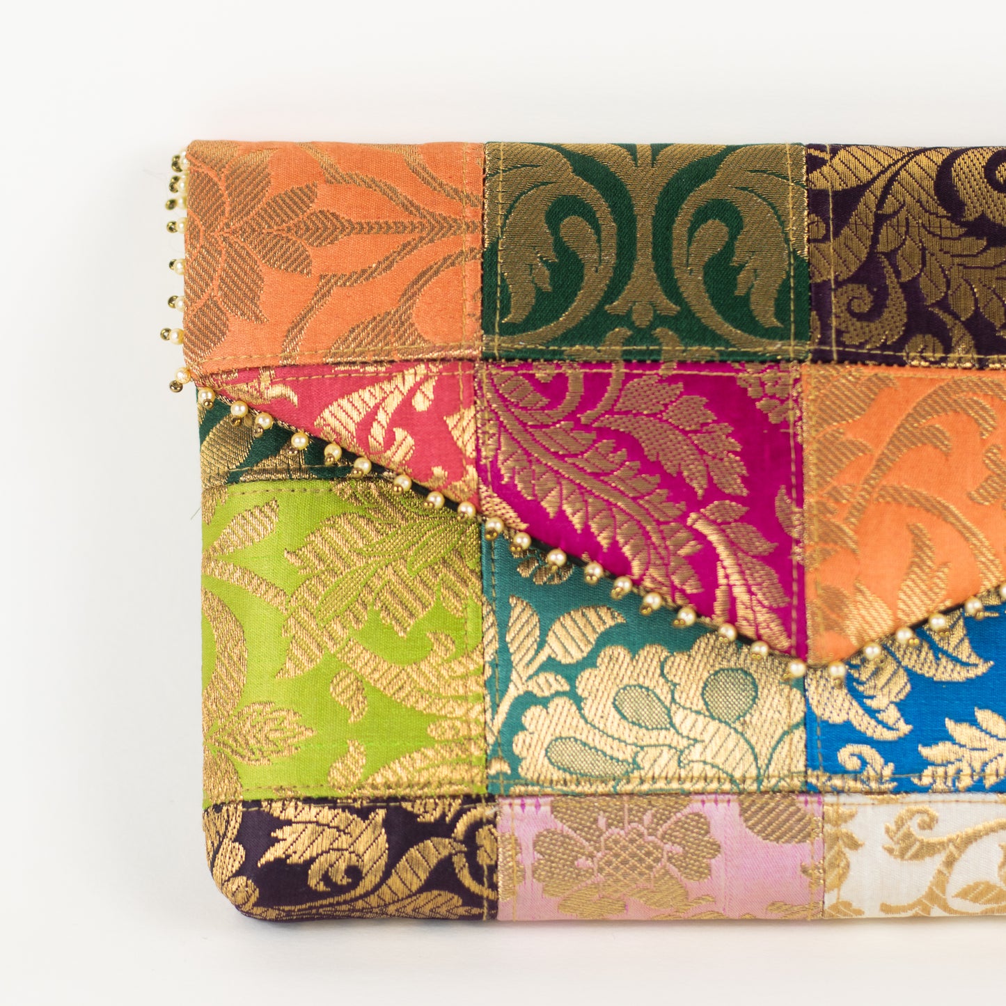 Patchwork Clutch Bag