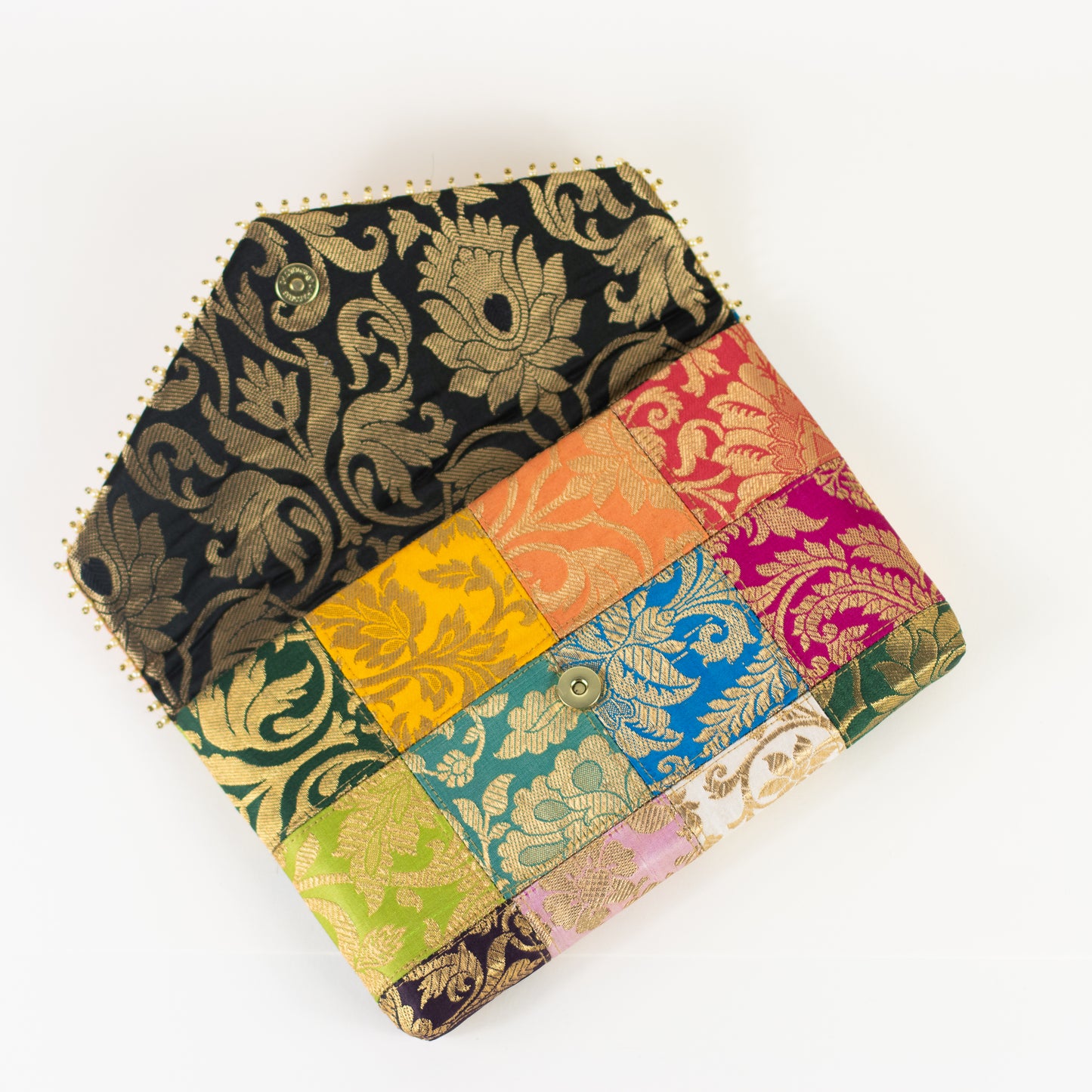 Patchwork Clutch Bag