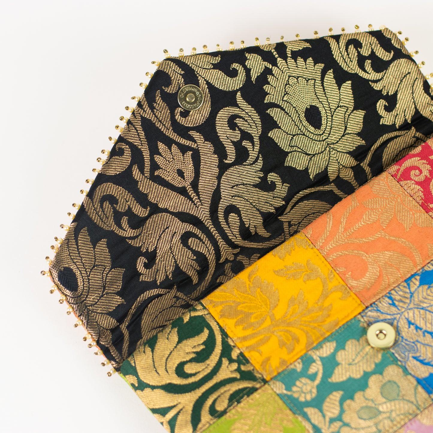 Patchwork Clutch Bag