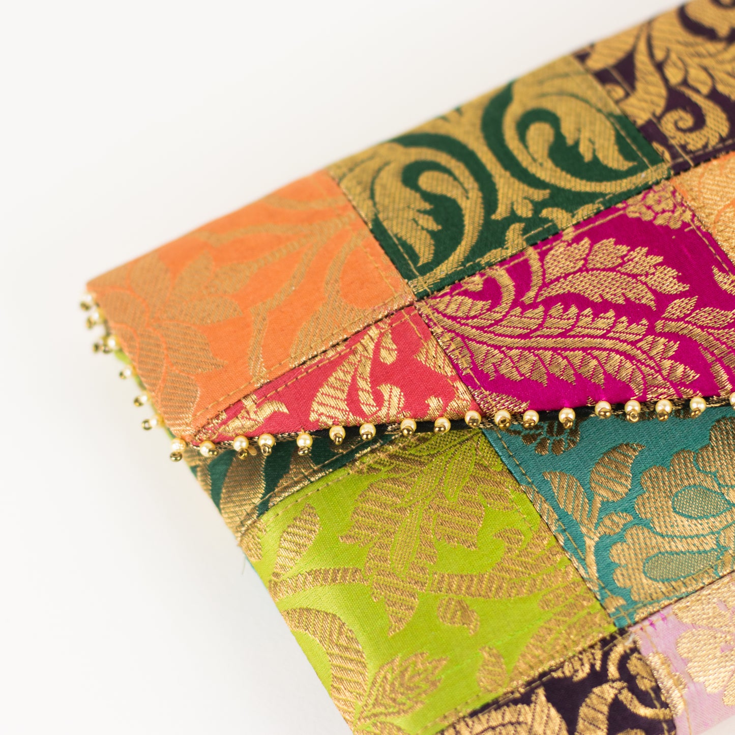 Patchwork Clutch Bag