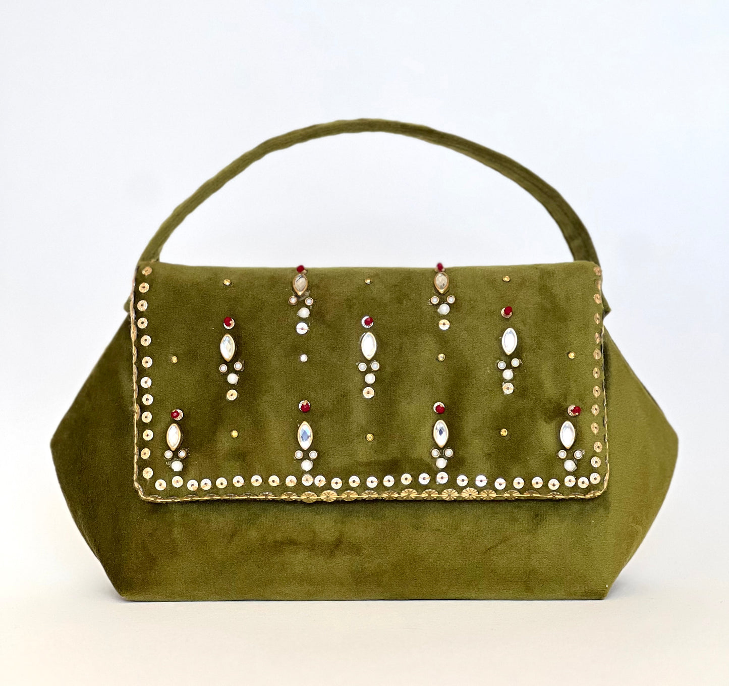 Olive Chand Clutch Bag