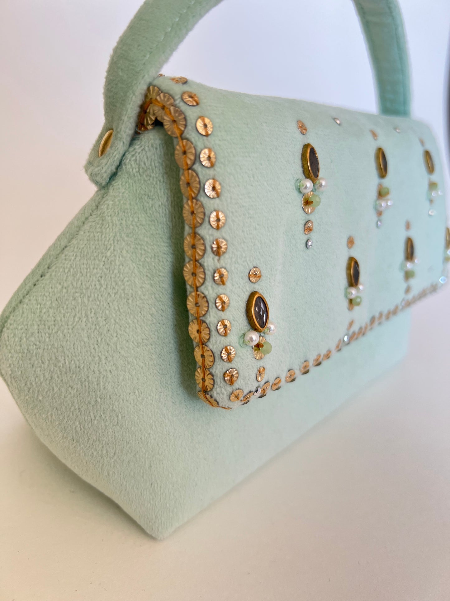 Mint Chand Clutch