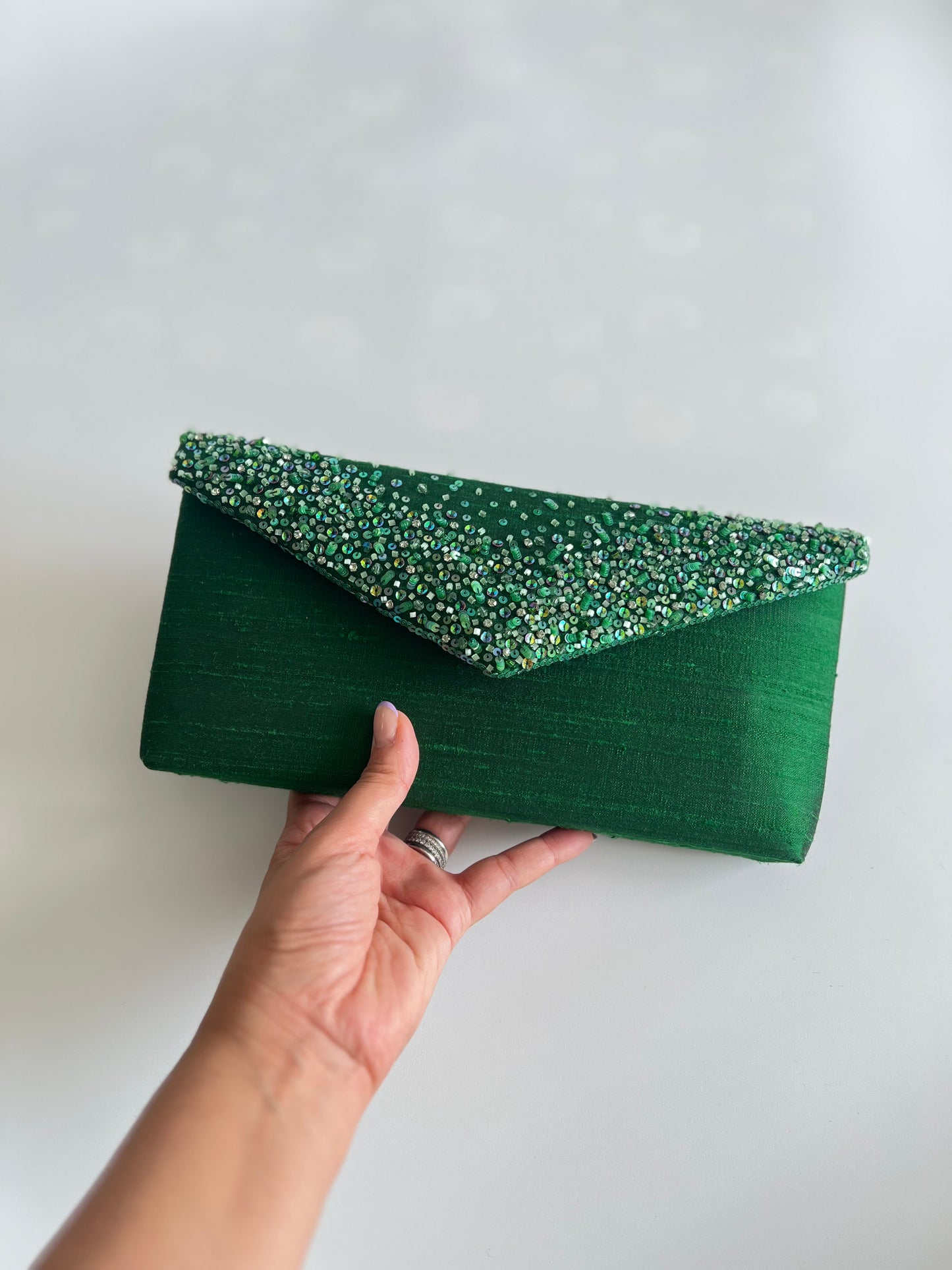 Green Timeless Clutch