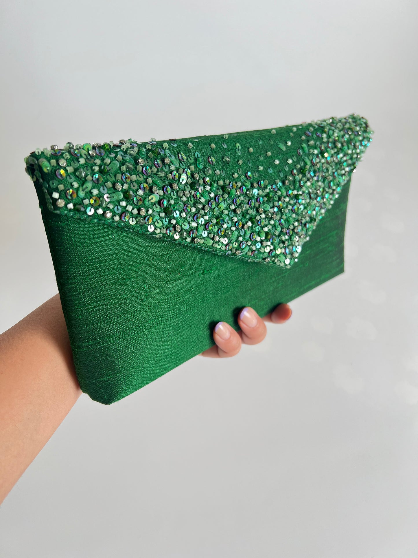 Green Timeless Clutch