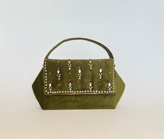 Olive Chand Clutch Bag
