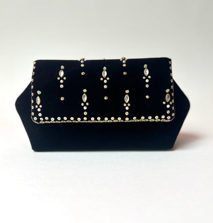 Black Chand Clutch Bag