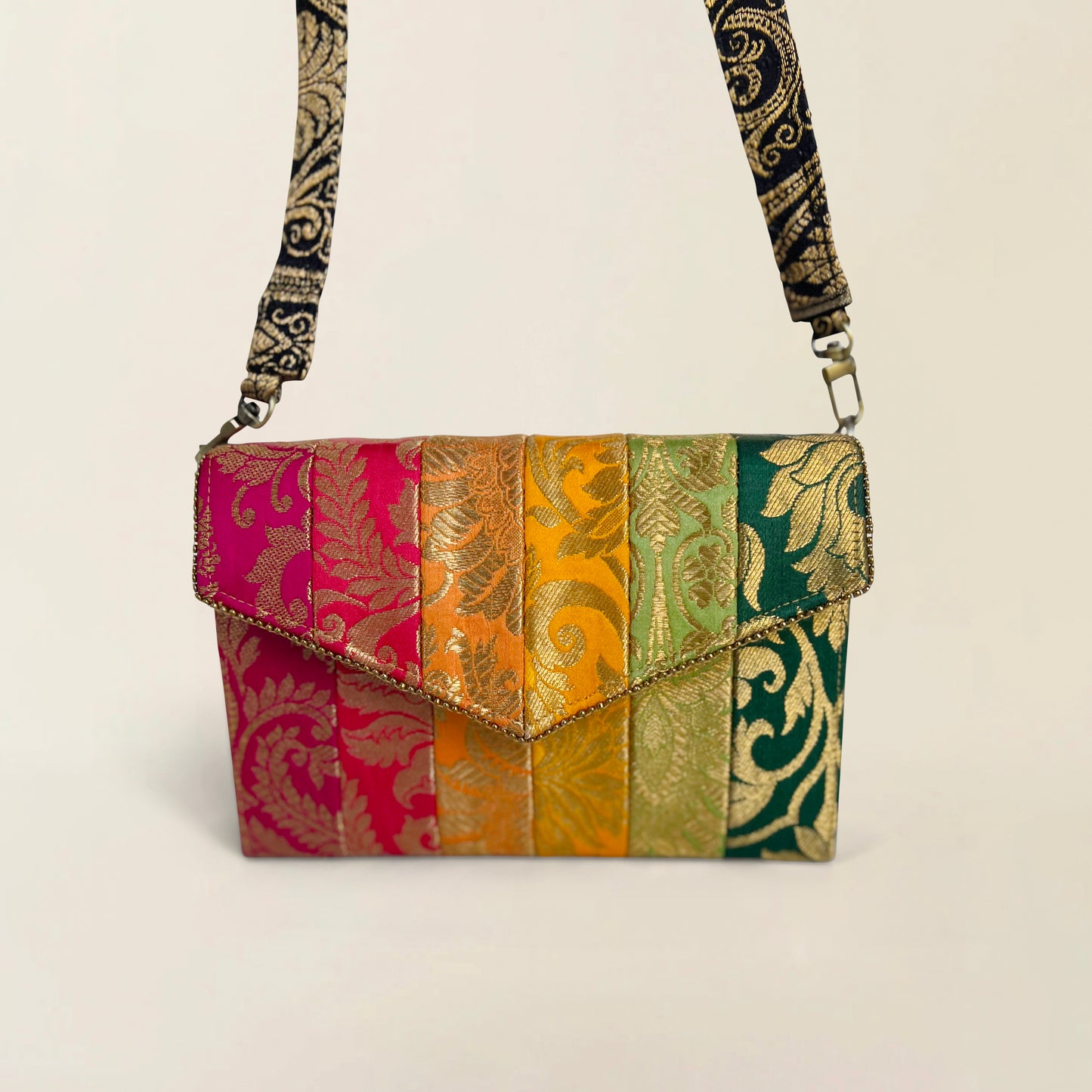 OG Banarasi Boxed Clutch