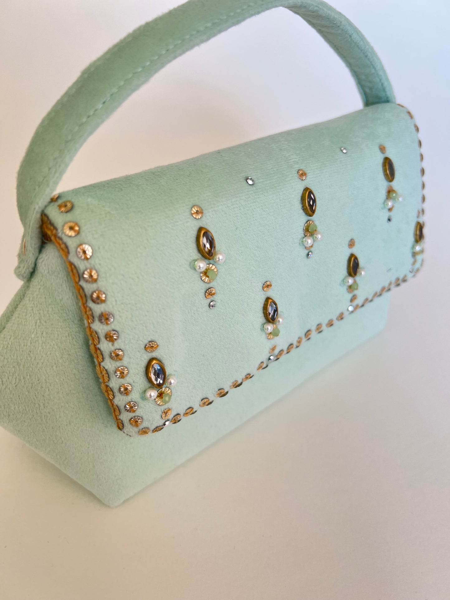 Mint Chand Clutch