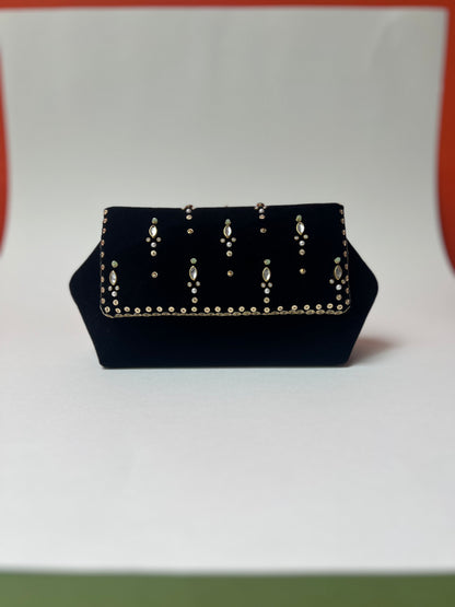 Black Chand Clutch Bag
