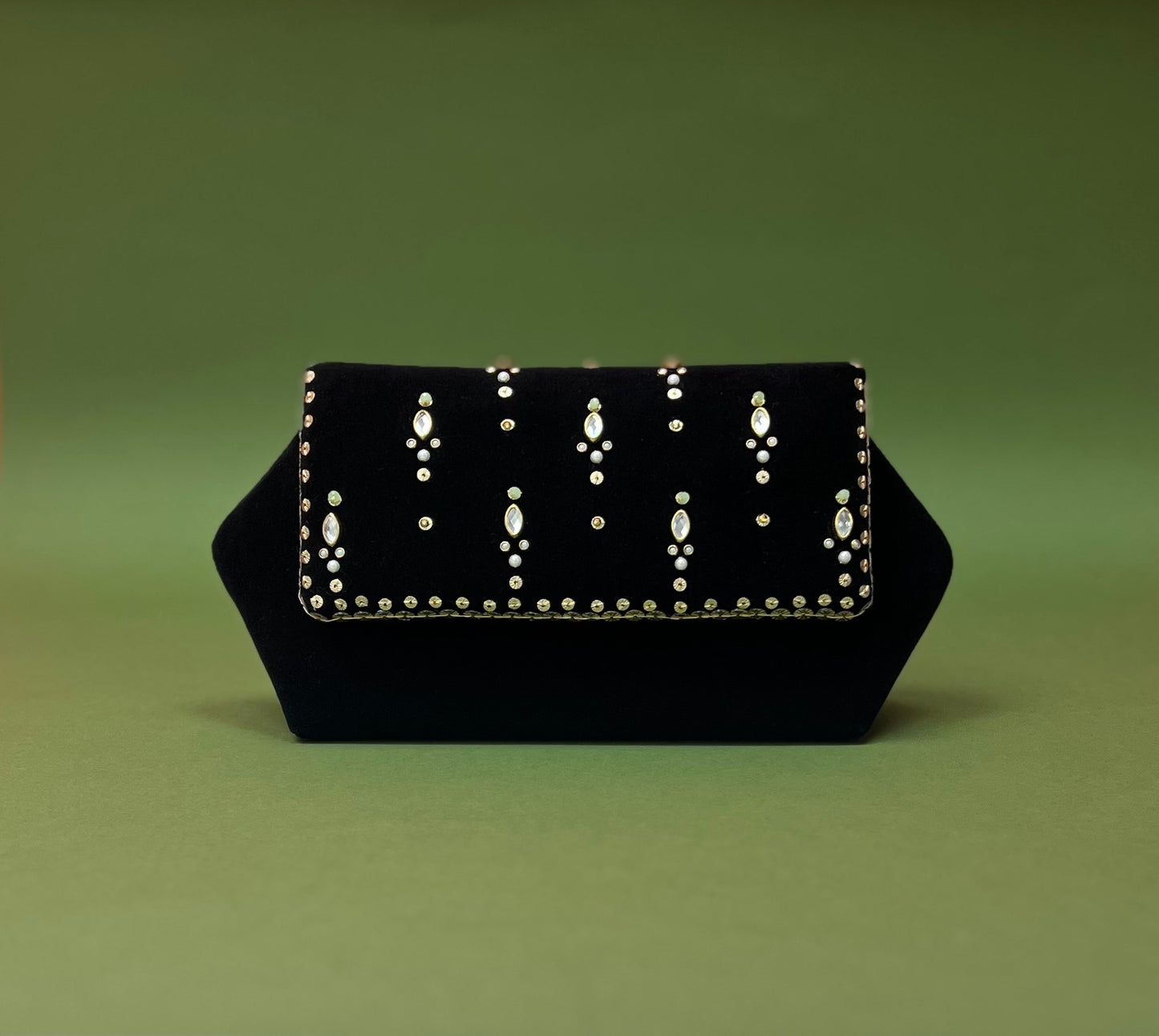 Black Chand Clutch Bag