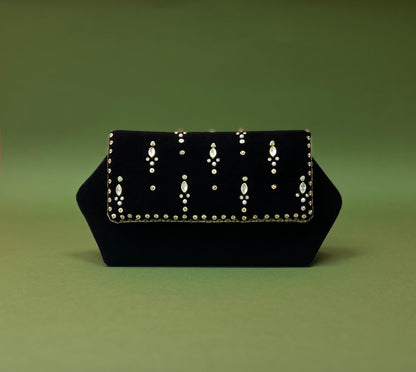 Black Chand Clutch Bag