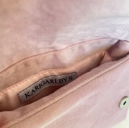Blush Pink Chand Clutch Bag