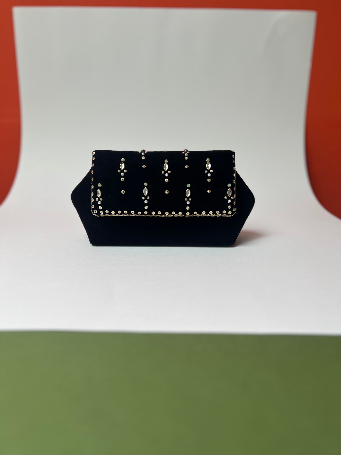 Black Chand Clutch Bag