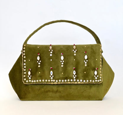 Olive Chand Clutch Bag