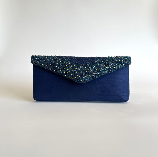 Blue Timeless Clutch