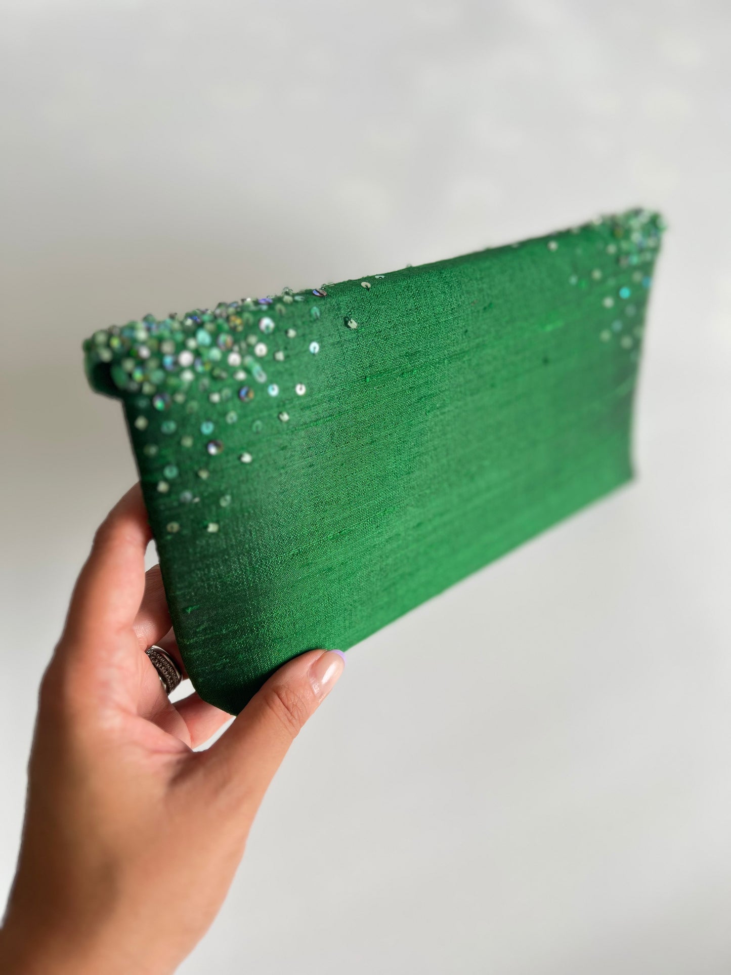 Green Timeless Clutch