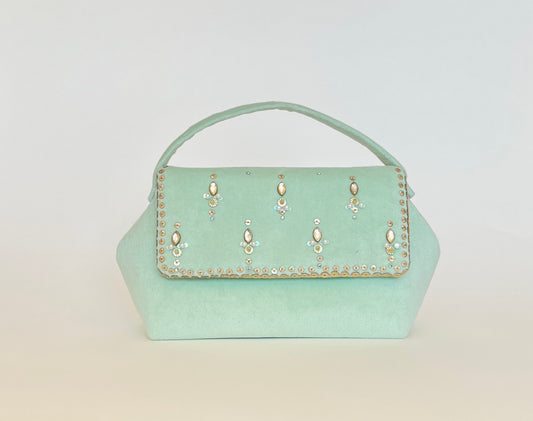 Mint Chand Clutch