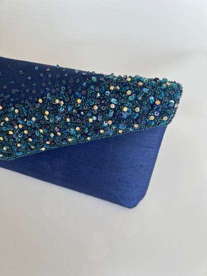 Blue Timeless Clutch