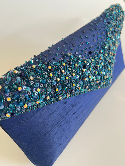 Blue Timeless Clutch