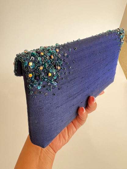Blue Timeless Clutch
