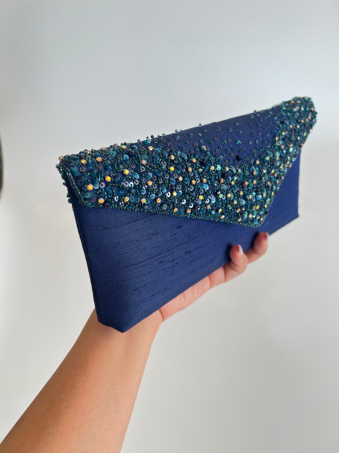 Blue Timeless Clutch