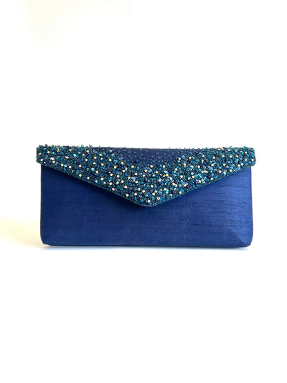 Blue Timeless Clutch