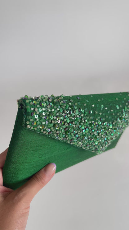 Green Timeless Clutch